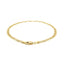 Bracelet en lien marin en or jaune 14 carats - 3,2 mm