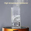 Elegant Heat-Resistant Glass Water Tumbler with Lid