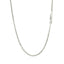Chaîne en or blanc 14k avec maillons en câble et finition diamantée - 1,8 mm