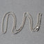 Chaîne en or blanc 14k avec maillons en câble et finition diamantée - 1,8 mm