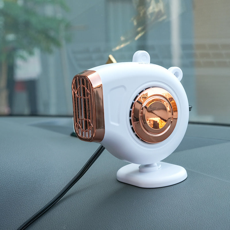 Chauffage Compact 12V/24V Monté sur Voiture - Mini Ventilateur à Chauffage Rapide