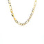 10K Yellow Gold Solid Figaro Chain - 4.50 mm