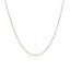 14k Pink Gold Diamond Cut Cable Link Chain - 0.8mm
