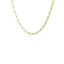 Cadena Ovalada Rolo de Oro Amarillo de 14k de 3.2mm