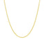 14k Yellow Gold Round Cable Link Chain - 1.5mm