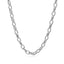 Chaîne Rolo Ovale en Or Blanc 14k - 4,6 mm