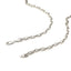 Chaîne Rolo Ovale en Or Blanc 14k - 4,6 mm