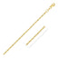 14k Yellow Gold Diamond Cut Fancy Links Pendant Chain