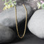 14k Yellow Gold Diamond Cut Fancy Links Pendant Chain