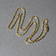 14k Yellow Gold Diamond Cut Fancy Links Pendant Chain