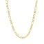 Chaîne Figaro Lite en Or Jaune 14k - Largeur de 3,5 mm