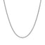 Chaîne en Or Blanc 14k en Blé Ronde - 1,5 mm
