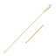 Cadena Clásica de Caja de Oro Amarillo de 14k - 0.6mm