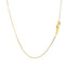 Cadena Clásica de Caja de Oro Amarillo de 14k - 0.6mm