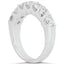 14k White Gold Diamond Scalloped Wedding Ring Band
