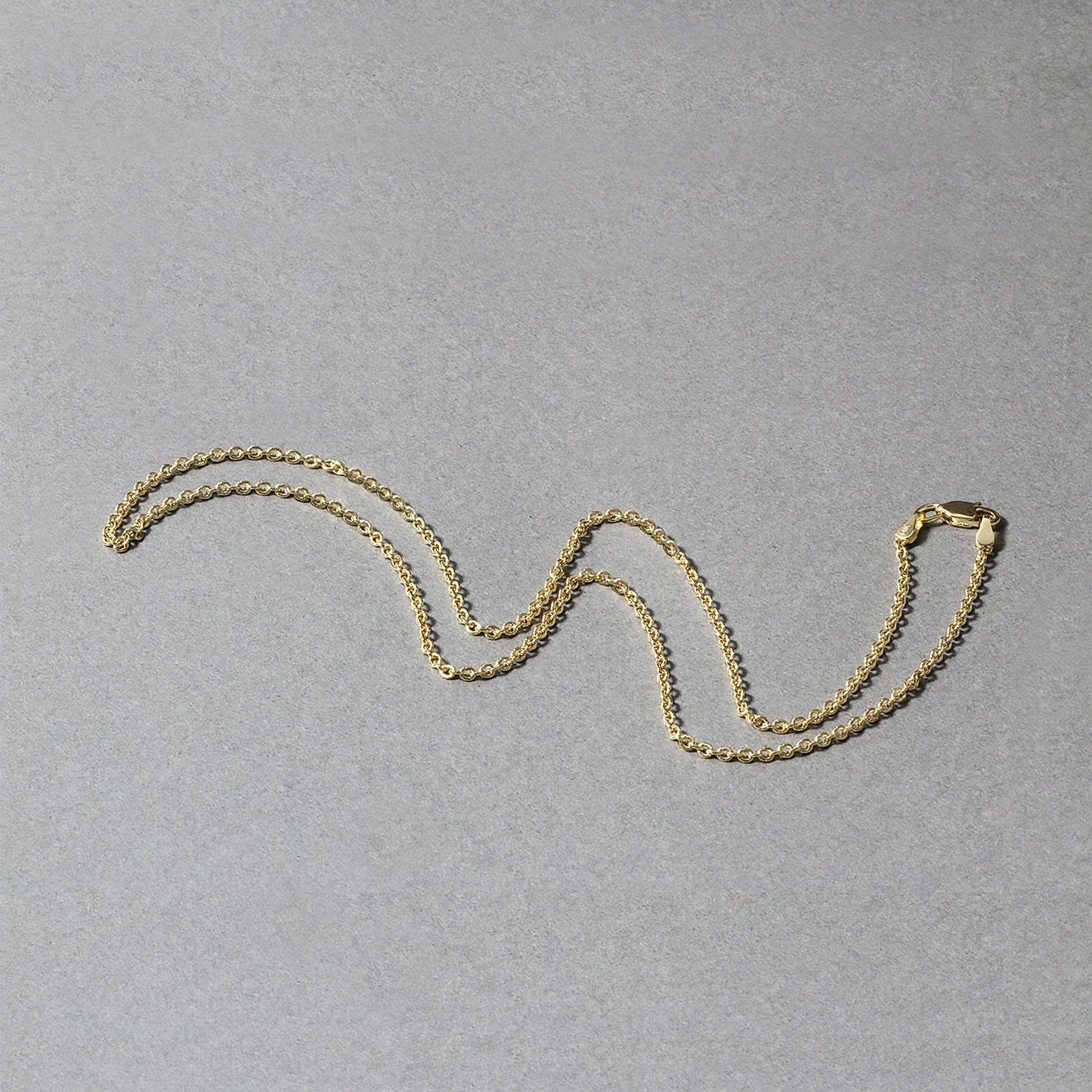Cadena de eslabones cable Forsantina Lite de oro amarillo de 14k - 1.9mm