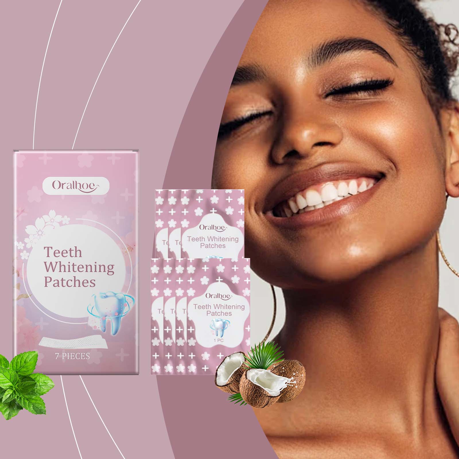Tooth Brightening Patch Clean Mouth Stains Brightening Teeth Care For Teeth Fresh Breath - Korvel