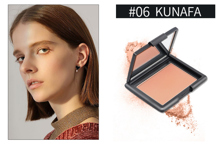 Polvo de Maquillaje Impermeable de Larga Duración QIBEST