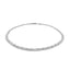 14k White Gold Braided Bracelet - Elegant Design