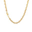 Collar de cadena de ancla de oro amarillo de 14k de 4.5mm