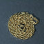 Collar de cadena de ancla de oro amarillo de 14k de 4.5mm