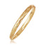 Brazalete Domado de Oro Amarillo de 14k con Motivo de Trenzado