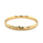 Brazalete Domado de Oro Amarillo de 14k con Motivo de Trenzado