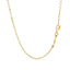 14k Yellow Gold Choker Necklace with Hammered Beads