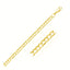 Collier en chaîne à maillons en or jaune 14k de 5,7 mm