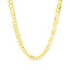 Collier en chaîne à maillons en or jaune 14k de 5,7 mm