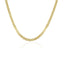 Cadena de eslabones marineros de 3.2 mm en oro amarillo de 14k
