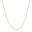 Chaîne en maillons ovales en or rose 14k - 0,97 mm