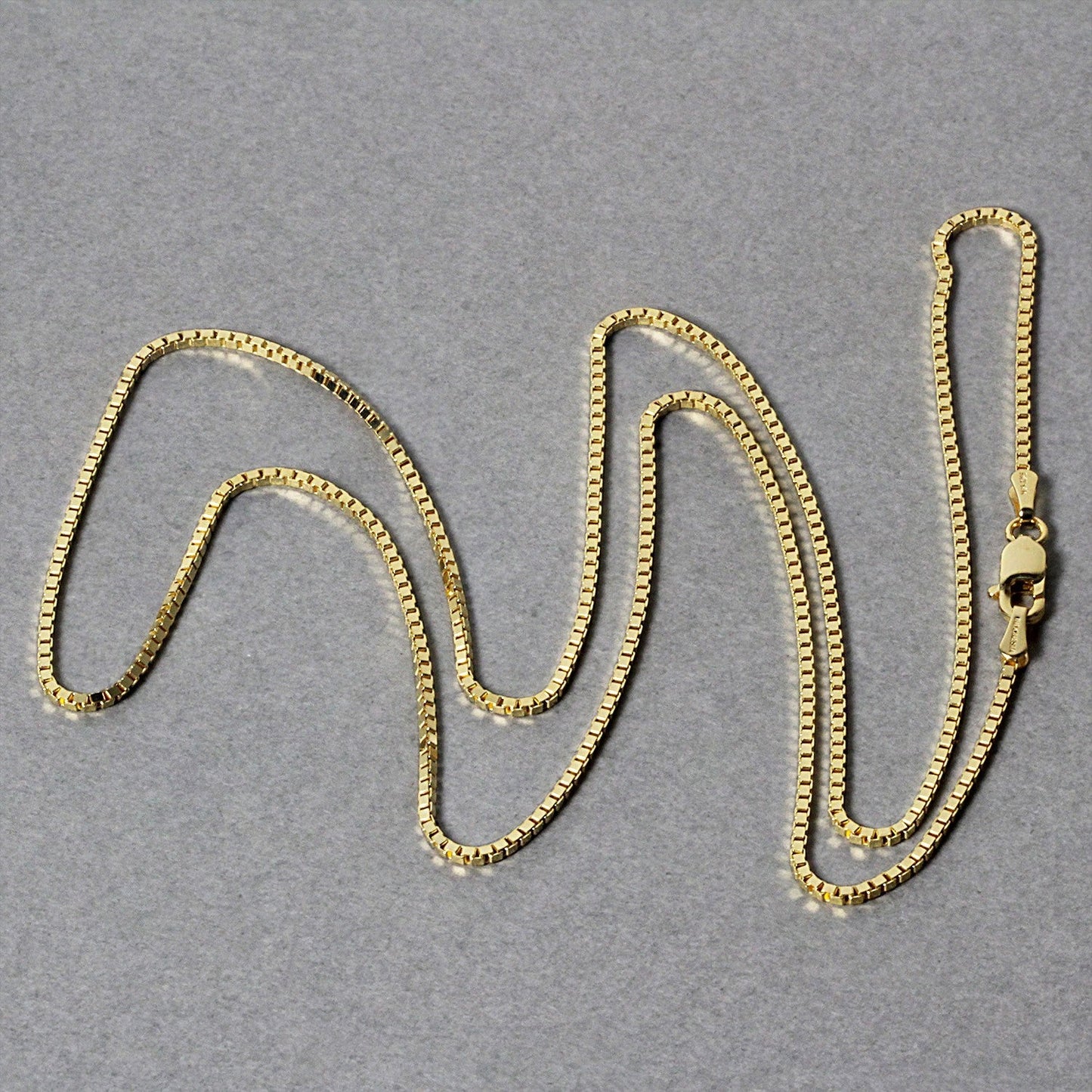 14k Yellow Gold Classic Box Chain - 1.1mm