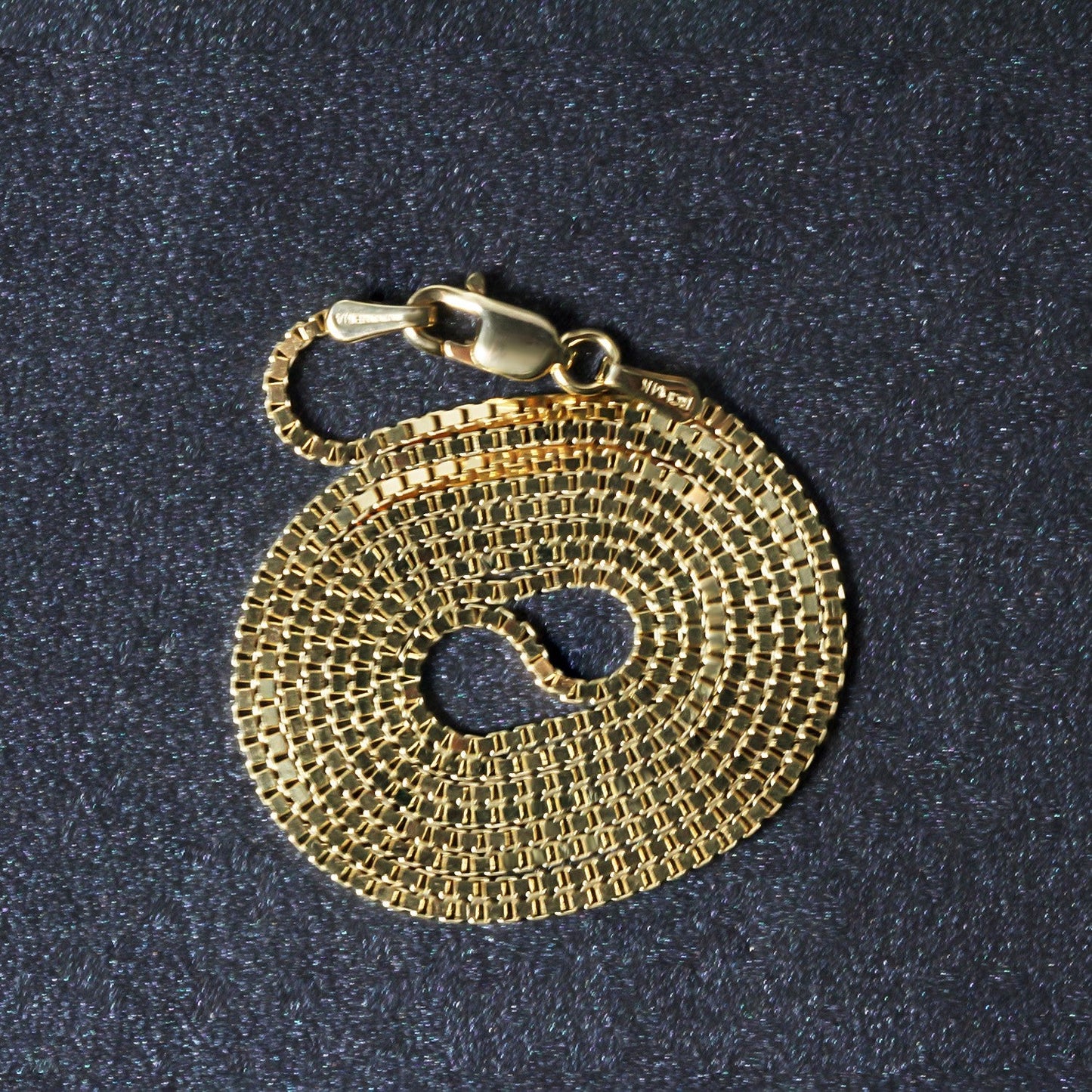 14k Yellow Gold Classic Box Chain - 1.1mm