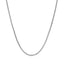 14k White Gold Franco Chain - 1.2mm Elegance