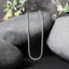 14k White Gold Franco Chain - 1.2mm Elegance