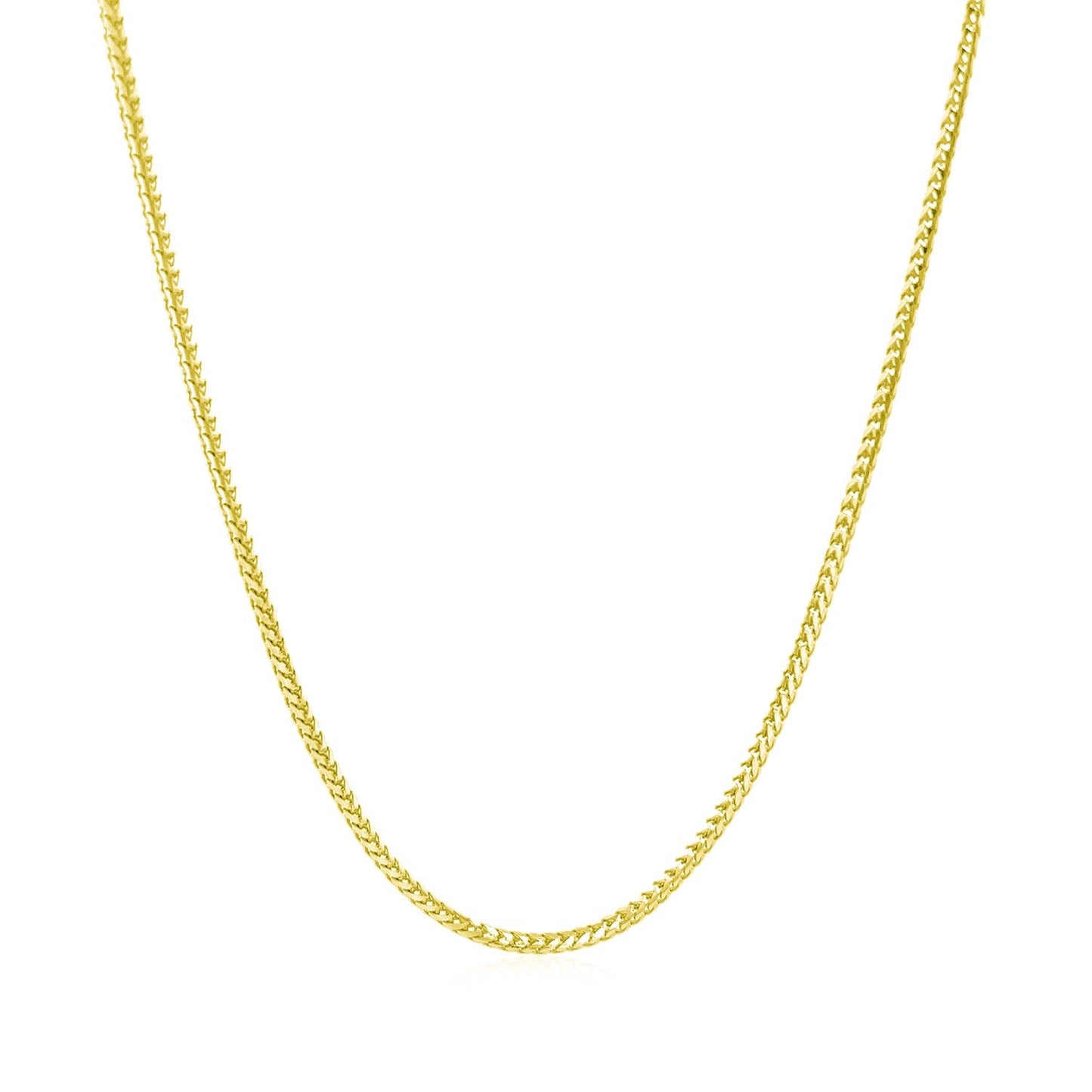 Cadena Franco de Oro Amarillo de 14k - 1.2mm Elegancia