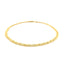 Bracelet tressé en or jaune 14k - 3,5 mm