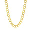 Collier en chaîne curb en or jaune 10k de 7,0 mm