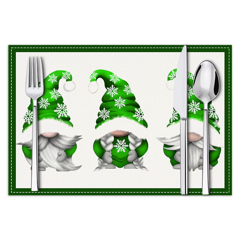 Christmas Dwarf Meal Mat - Festive Table Decoration