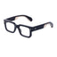 Fashionable boxy sunglasses for men with a simple frame that can be paired with nearsighted glasses - Korvel