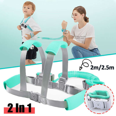 Anti-Wandering Traction Rope Backpack Children's Anti-Loss Rope Baby Anti-Wandering Safety Rope Baby Carrier - Korvel