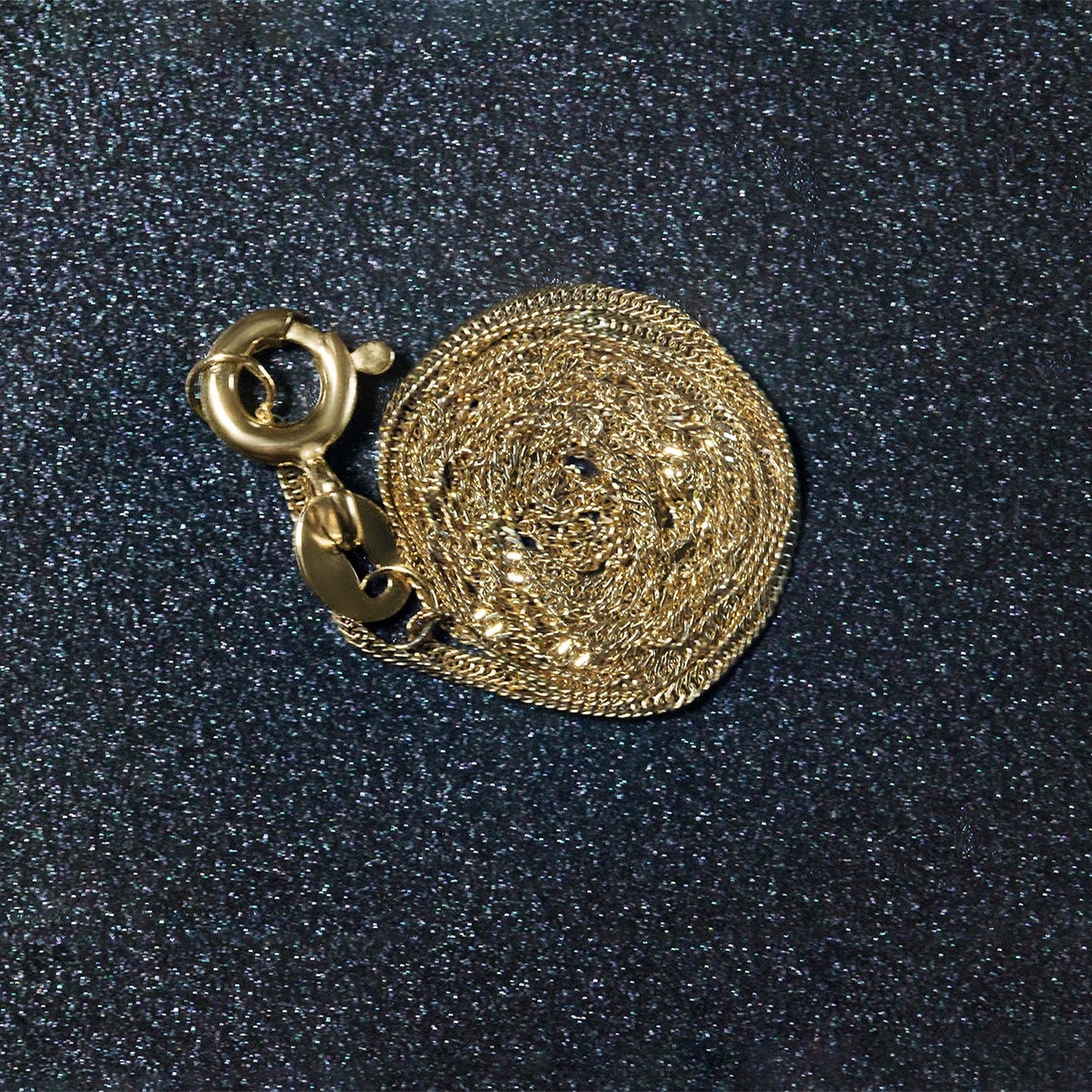 Chaîne Singapore en Or Jaune 14k - 0,8 mm