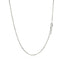 10k White Gold Cable Chain Necklace - 1.1mm