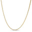 14k Yellow Gold Round Pave Franco Chain - 2.30 mm