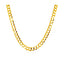 Collier en chaîne en or jaune 14k solide de 3,6 mm