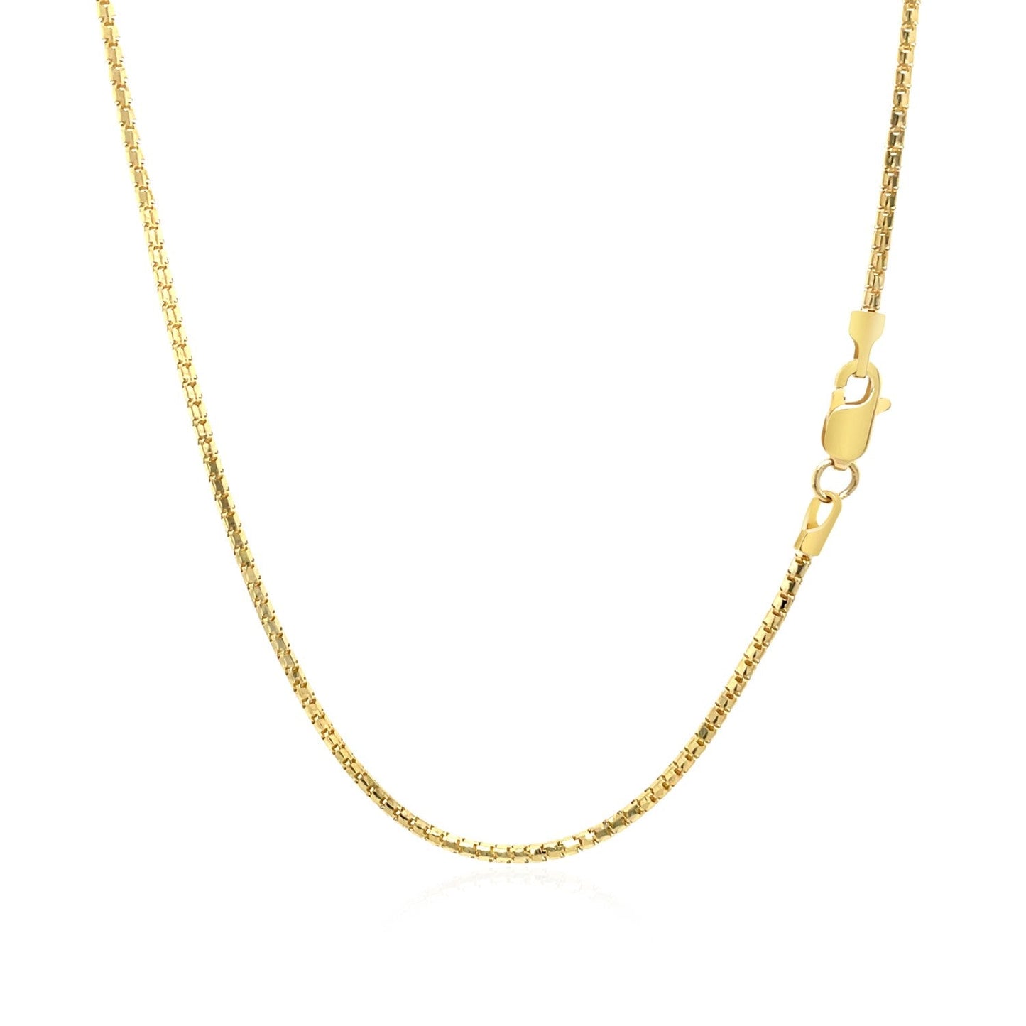 14k Yellow Gold Ice Chain Necklace - 1.3mm