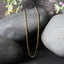 14k Yellow Gold Ice Chain Necklace - 1.3mm