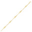 14k Yellow Gold Infinity Ankle Bracelet