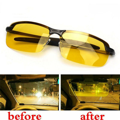 HD Night Vision Driving Glasses Polarized Driving Sunglasses Men Women Anti-glare Night Vision UV Driver Goggles gafas - Korvel